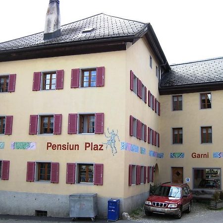 Pensiun Garni Plaz Hotel Scuol Exterior foto