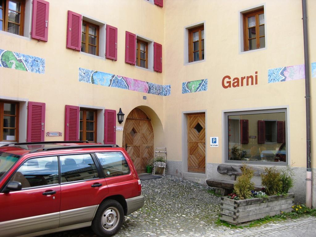 Pensiun Garni Plaz Hotel Scuol Exterior foto